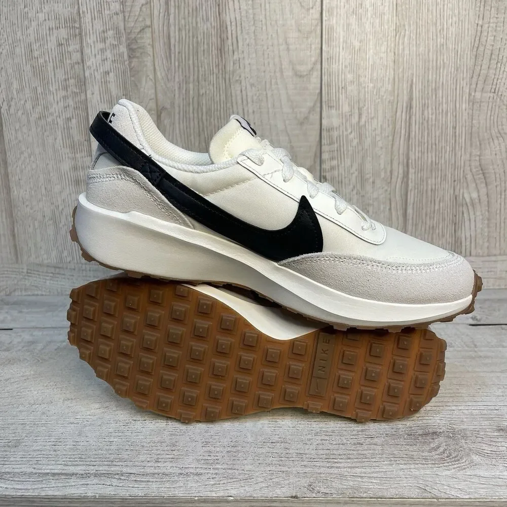 Nike Waffle Debut Women’s Sz 11 Running Sneakers Sail White Black Gum DH9523-109 - Picture 5 of 9